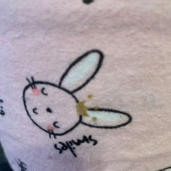 Bunny receiving blanket cake - Picture 2 of 5